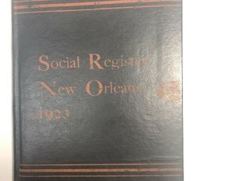 https://www.ebay.com/itm/114918154939	ME7031 New Orleans Social Register / Blue Book 1923
