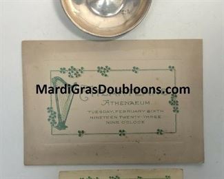 https://www.ebay.com/itm/114918154989	ME7035 Atlanteans 1923 New Orleans Mardi Gras Vintage Krewe Favors
