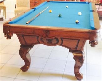 https://www.ebay.com/itm/114895871573	EL6001 Olhausen USA 8ft Maple Professional Pool table 
