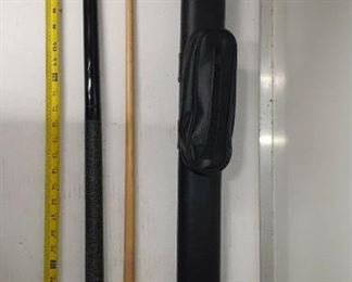 https://www.ebay.com/itm/124857585017	EL2013 Vector Poolstick With Nylon grip in Black Leather Carrying Case 
