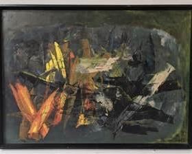 0075 Zbigniew KUPCZYNSKI Abstract Oil Painting