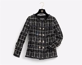 39. Chanel Black & White Skirt Suit (2014)