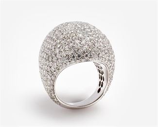 41. Diamond Pave' Ring by RCM, 8.18 CTW