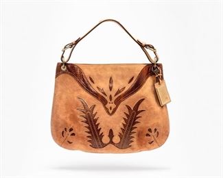 75. Ralph Lauren Leather Hobo Handbag