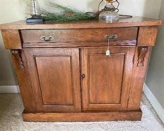 Was $300, now $150 
Antique walnut buffet or entry table.
Available for immediate purchase by credit/debit card. Call 615-830-3089 to purchase now.