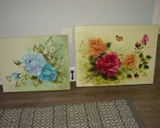 Original oil paintings.