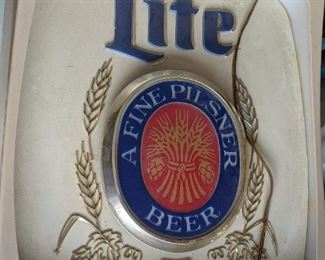 Miller Lite Beer Sign