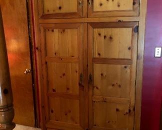 WILL NOT BE DISCOUNTED ON SATURDAY -Henredon: Welsh Pine Armoire/Wardrobe