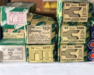 LARGE assortment of New in Box (NIB) AUVECO Fasteners and Parts