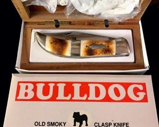 Bulldog Old Smoky Clasp Knife w/ box