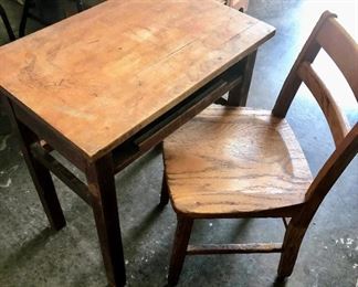 School Desk and Chair