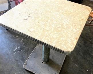 Retro Diner/Cafe Table: Square, 2 Seater