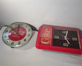 003 Vintage CocaCola Wall Clocks