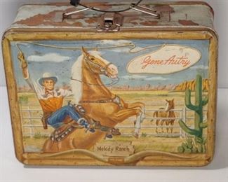 002 Gene Autry Vintage Lunch Box