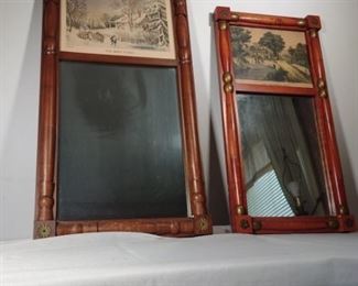 Antique Curry and Ives Mirrors