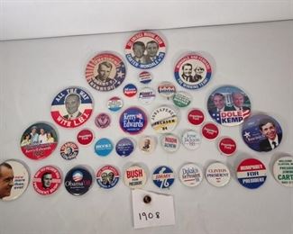 Hard to Find Collectable Political Pins