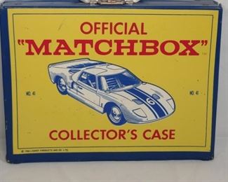 Official Matchbox Collectors Case with Cars