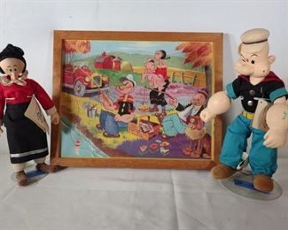 Popeye and Olive Oyl Collectables