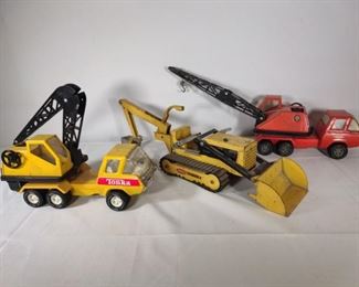 Toy Cranes and Front Loader