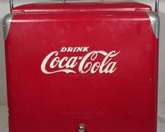 Vintage CocaCola Metal Cooler