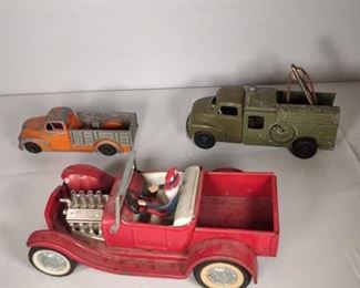 Vintage Hubley Metal Toy Cars