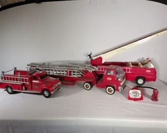 Vintage Ladder Fire Trucks