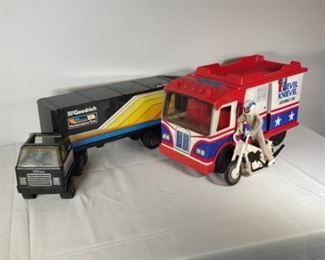 Vintage Toy Car and Truck