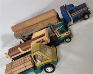 Vintage Toy Log Trucks