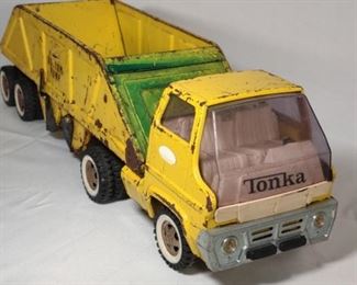 Vintage Yellow Tonka Bottom Dump Truck