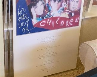 For the love of children poster