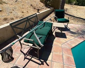 Iron frame patio furniture