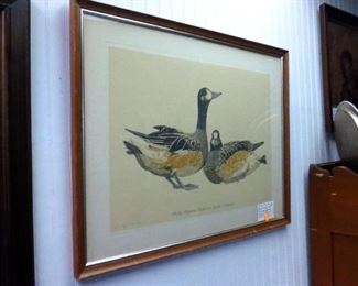 Allen Saalburg Signed/Numbered Duck Serigraph