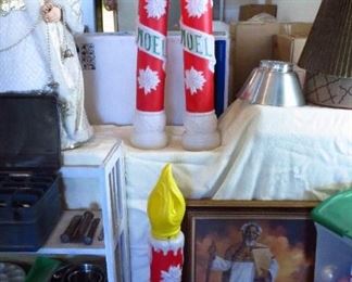 Noel Candle Blow Molds