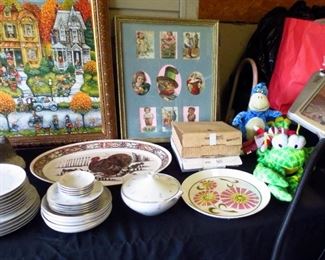 Schonwald Mid Century Modern Set of China, turkey platter