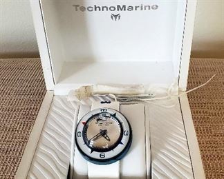 TechnoMarine bubble face watch                                                     THE REST OF THE PICTURES AS SOON AS FINISHED SETTING UP THE SALE.  LOTS OF GOOD STUFF!!!                                                          