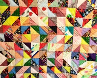 One of totally hand made quilts