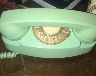 Turquoise Princess phone