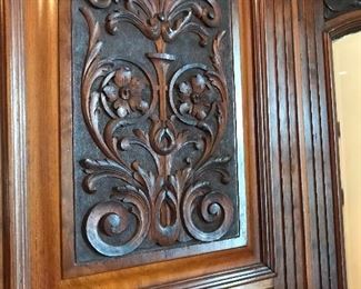Walnut armoire