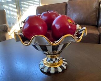 Mackenzie-Childs Pedestal Bowl