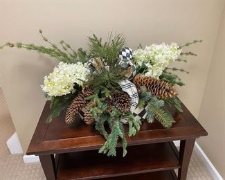 Wisteria Christmas arrangement