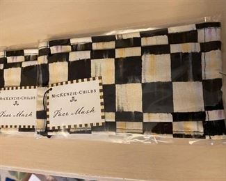 Mackenzie Childs Cortley Check Face Mask