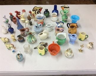 Miniature figurines miniature pitcher collection 