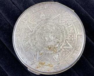 925 Sterling Silver Compact, Vintage