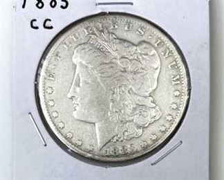 1883-CC Morgan Silver Dollar, U.S. $1 Coin