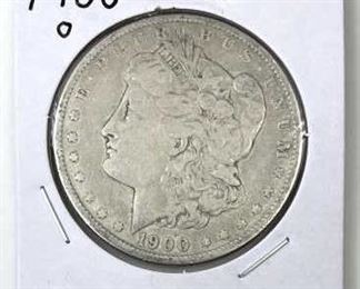 1900-O Morgan Silver Dollar, U.S. $1 Coin