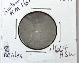 1897 Guatemala Silver 2 Reales