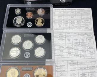 2015 Silver Proof Set, U.S. Coins