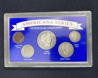 Americana Series Coins, Incl. Barber Silver Pieces
