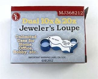 New Jeweler's Dual Loupe, 10x & 20x
