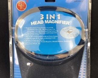 3 in 1 Head Magnifier